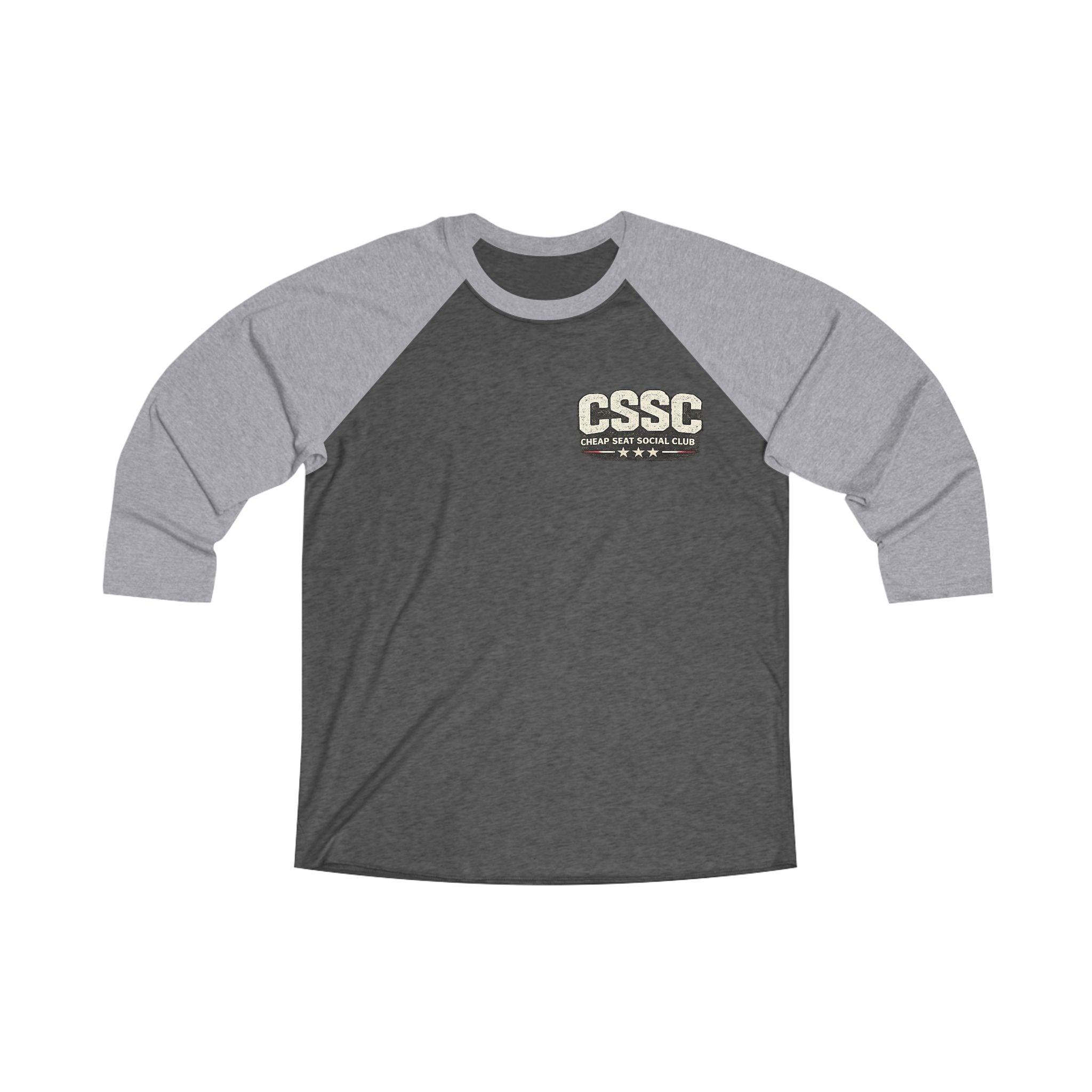 Row Z Legendary Raglan Tee — Vintage Baseball Stadium 3/4 Sleeve Shirt