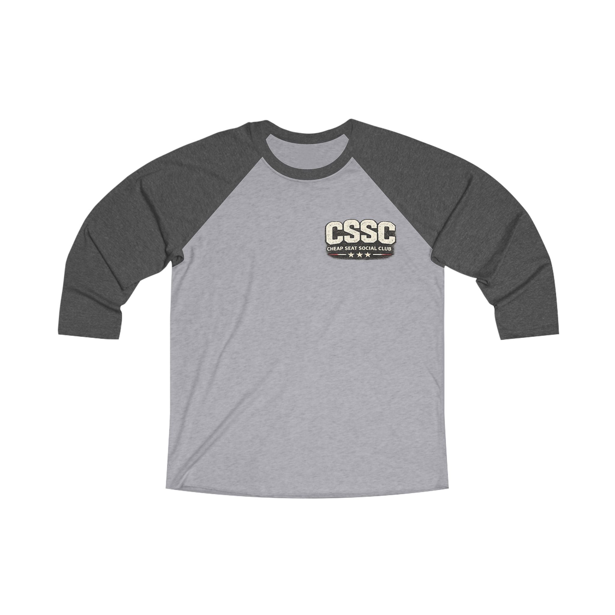 Row Z Legendary Raglan Tee — Vintage Baseball Stadium 3/4 Sleeve Shirt