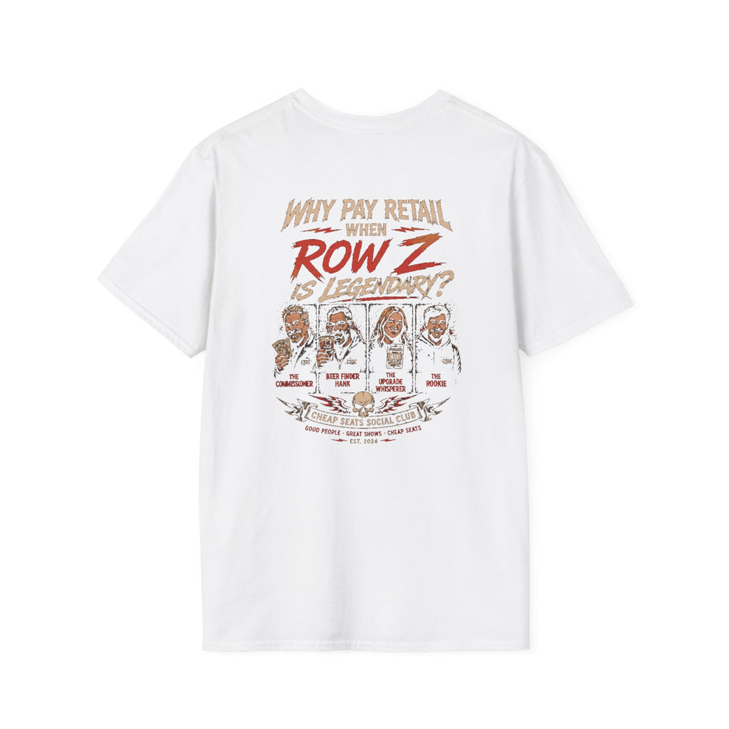 CSSC "Cheap Seats Social Club" T-Shirt — Row Z Legendary Fan Tee