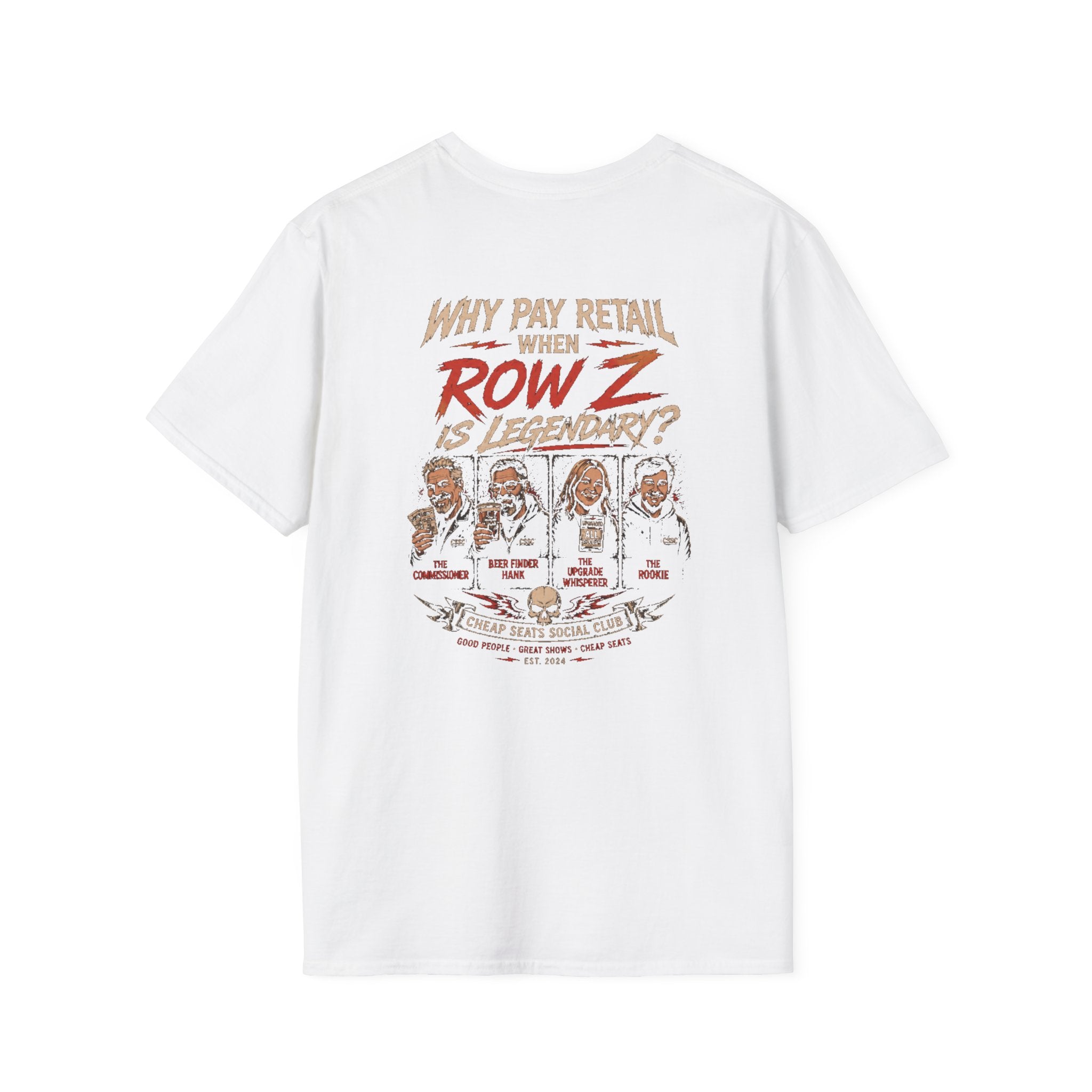 CSSC "Cheap Seats Social Club" T-Shirt — Row Z Legendary Fan Tee
