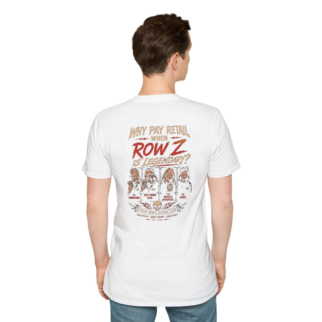 CSSC "Cheap Seats Social Club" T-Shirt — Row Z Legendary Fan Tee