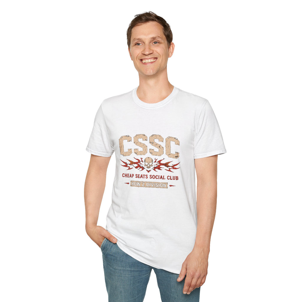 CSSC "Cheap Seats Social Club" T-Shirt — Row Z Legendary Fan Tee
